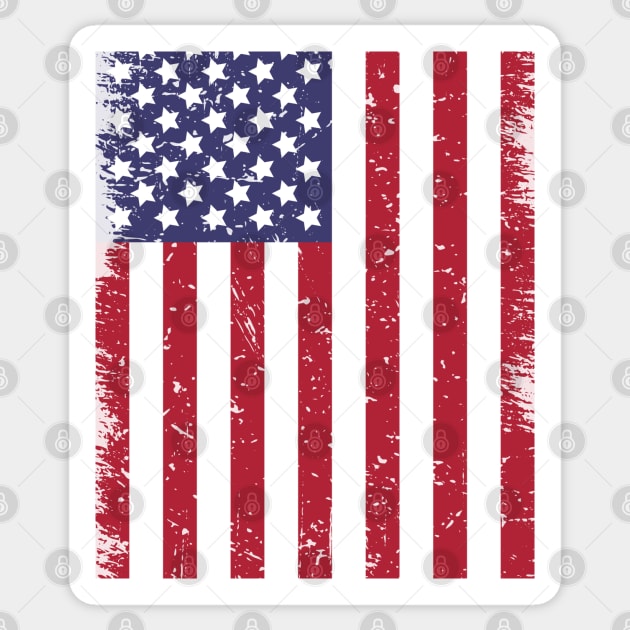US American Flag Gift Sticker by Scott Richards